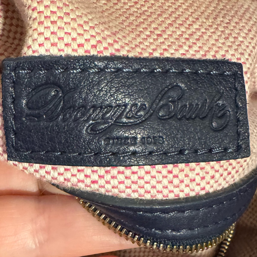 Dooney & Bourke Navy Shoulder Bag - Picture 7 of 12